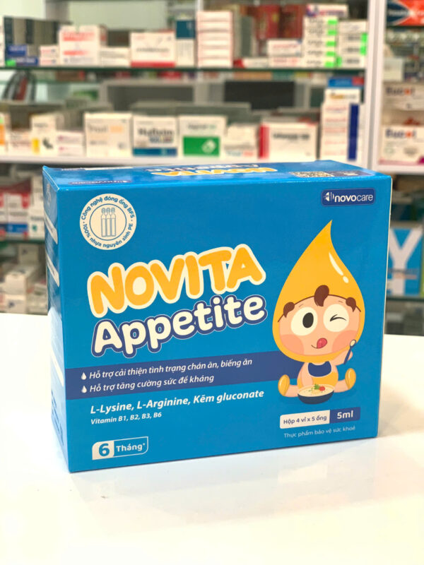 Dung dịch uống NOVITA Appetite – Hộp 20 ống