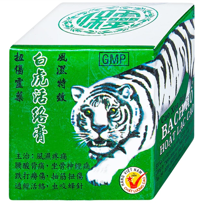 Cao xoa bóp Bạch hổ hoạt lạc cao – Hộp 1 lọ 20g