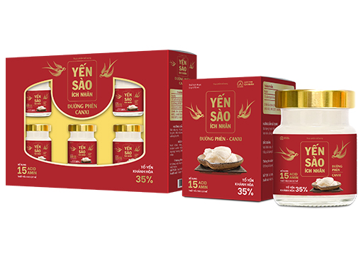 Thực phẩm bổ sung Yến sào Ích Nhân Đường phèn – Canxi – Hộp 1 lọ 70 ml